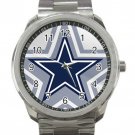 Dallas Cowboys NFL Football Team Logo Unisex Sport Metal Watch