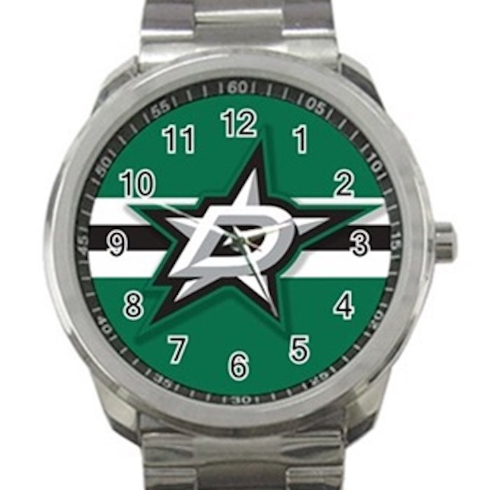 Dallas Stars NHL Ice Hockey Teams Logo 2 Unisex Sport Metal Watch