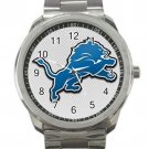 Detroit Lions NFL Football Team Logo 4 Unisex Sport Metal Watch