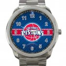 Detroit Pistons NBA Basketball Team Logo Unisex Sport Metal Watch