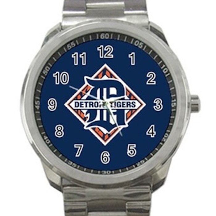 Detroit Tigers MLB Baseball Team Logo 1 Unisex Sport Metal Watch