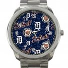 Detroit Tigers MLB Baseball Team Logo 2 Unisex Sport Metal Watch