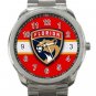Florida Panthers NHL Ice Hockey Teams Logo 1 Unisex Sport Metal Watch