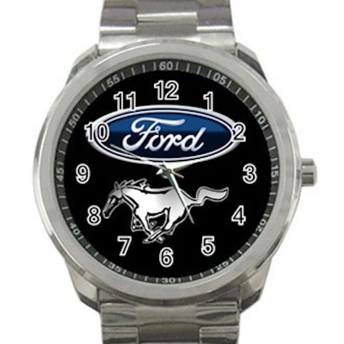 Ford Car Logo Unisex Sport Metal Watch