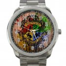 Harry Potter Hogwarts Crest Logo Unisex Sport Metal Watch