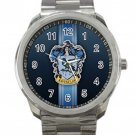 Harry Potter Hogwarts Ravenclaw Crest Logo 1 Unisex Sport Metal Watch