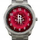 Houston Rockets NBA Basketball Team Logo Unisex Sport Metal Watch