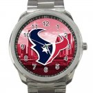 Houston Texans NFL Football Team Unisex Sport Metal Watch