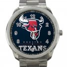 Houston Texans NFL Football Team Logo Unisex Sport Metal Watch