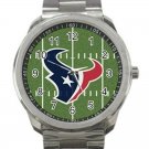 Houston Texans NFL Football Team Logo Design 1-Unisex Sport Metal Watch
