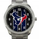 Houston Texans NFL Football Team Logo Design 4-Unisex Sport Metal Watch