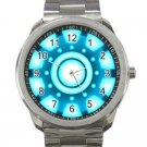 Iron Man Arc Reactor Avengers Logo 1-Unisex Sport Metal Watch