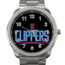 Los Angeles Clippers NBA Basketball Team Logo Design 2 Unisex Sport Metal Watch