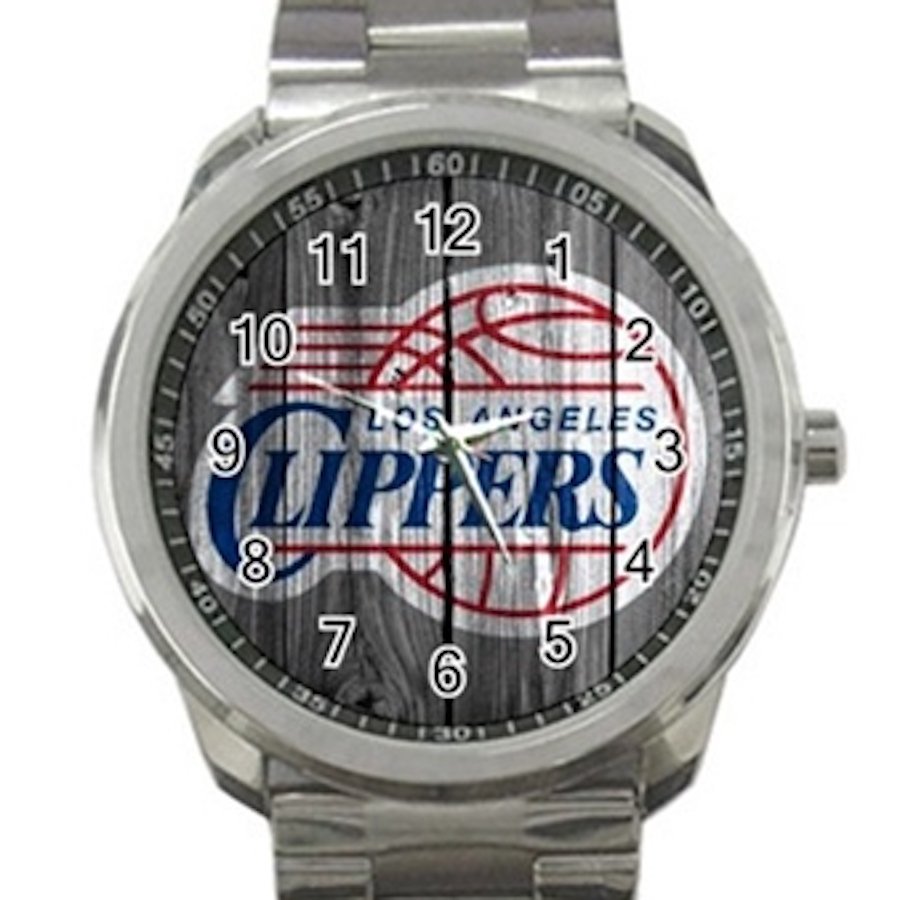 Los Angeles Clippers NBA Basketball Team Logo Design 4 Unisex Sport Metal Watch