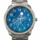 Los Angeles Dodgers MLB Baseball Team Logo Unisex Sport Metal Watch