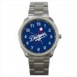 Los Angeles Dodgers MLB Baseball Team Logo Design 2 Unisex Sport Metal Watch
