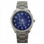 Los Angeles Dodgers MLB Baseball Team Logo Design 4 Unisex Sport Metal Watch