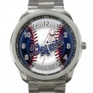Los Angeles Dodgers MLB Baseball Team Logo Design 5 Unisex Sport Metal Watch