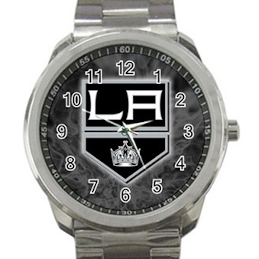 Los Angeles Kings NHL Ice Hockey Teams Logo Unisex Sport Metal Watch