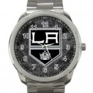 Los Angeles Kings NHL Ice Hockey Teams Logo Unisex Sport Metal Watch