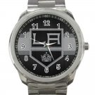 Los Angeles Kings NHL Ice Hockey Teams Logo Unisex Sport Metal Watch