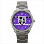 Los Angeles Kings NHL Ice Hockey Teams Logo Design 1 Unisex Sport Metal Watch