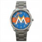 Miami Marlins MLB Baseball Team Logo 4 Unisex Sport Metal Watch