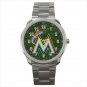 Miami Marlins MLB Baseball Team Logo 7 Unisex Sport Metal Watch