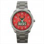 Milwaukee Bucks NBA Basketball Team Logo Design 5 Unisex Sport Metal Watch