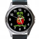 RAT FINK Unisex Round Silver Metal Watch