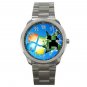 Minecraft Creeper Swords Diamond Steeve Design 4 Unisex Sport Metal Watch