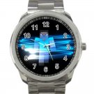 Minecraft Creeper Swords Diamond Steeve Design 9 Unisex Sport Metal Watch