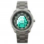 Minecraft Creeper Swords Diamond Steeve Design 10 Unisex Sport Metal Watch