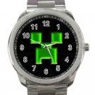 Minecraft Creeper Swords Diamond Steeve Design 13 Unisex Sport Metal Watch