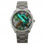 Minecraft Creeper Swords Diamond Steeve Design 17 Unisex Sport Metal Watch
