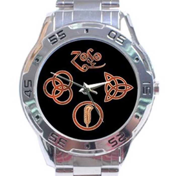 Led Zeppelin Symbols Stainless Steel Analogue Watch