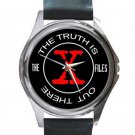 X-Files - Truth Is Out There Unisex Round Silver Metal Watch