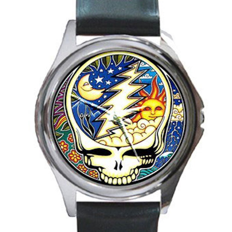 Grateful Dead - Steal Your Face - Cosmic Unisex Round Silver Metal Watch