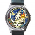 Grateful Dead - Steal Your Face - Cosmic Unisex Round Silver Metal Watch