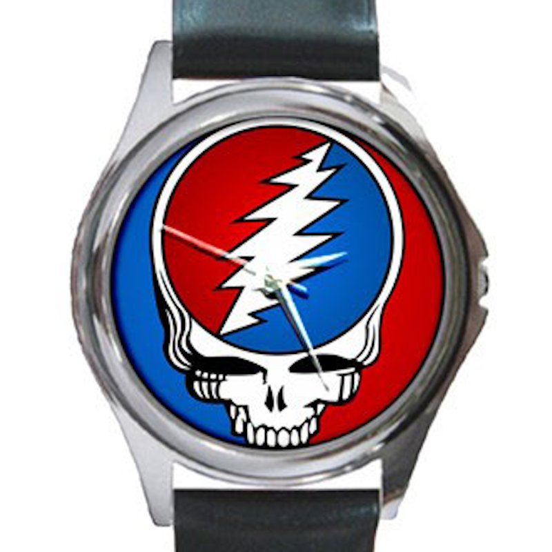 Grateful Dead - Steal Your Face Unisex Round Silver Metal Watch