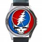 Grateful Dead - Steal Your Face Unisex Round Silver Metal Watch
