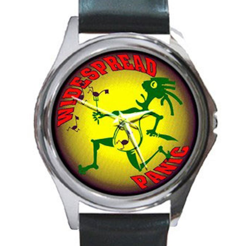 Widespread Panic - Note Eater Unisex Round Silver Metal Watch