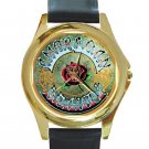 Grateful Dead - American Beauty Unisex Round Gold Metal Watch