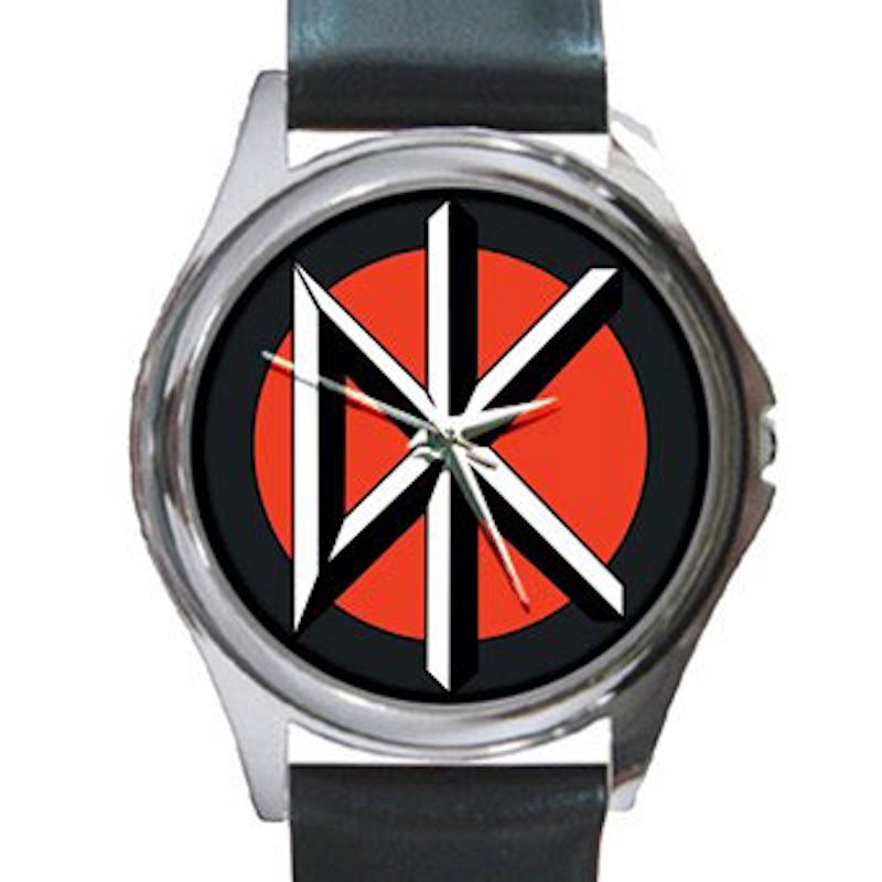 Dead Kennedys Unisex Round Silver Metal Watch
