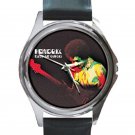 Jimi Hendrix - Band of Gypsys Unisex Round Silver Metal Watch