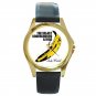 Velvet Underground & Nico - Banana - Andy Warhol Unisex Round Gold Metal Watch