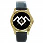 Twin Peaks - Owl Cave Unisex Round Gold Metal Watch
