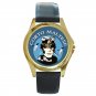 Corto Maltese Unisex Round Gold Metal Watch