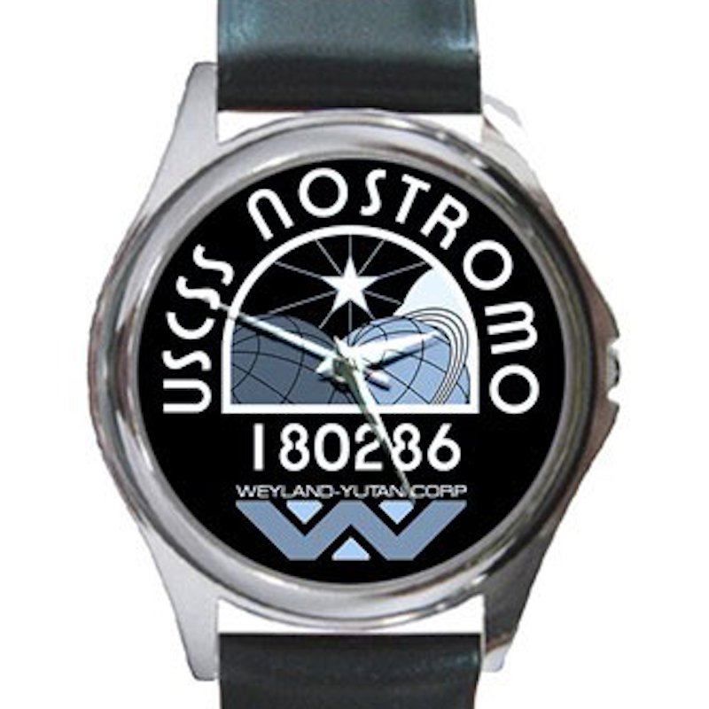 USCSS Nostromo Unisex Round Silver Metal Watch