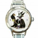 Maleficent Sleeping Beauty Round Italian Charm Watch